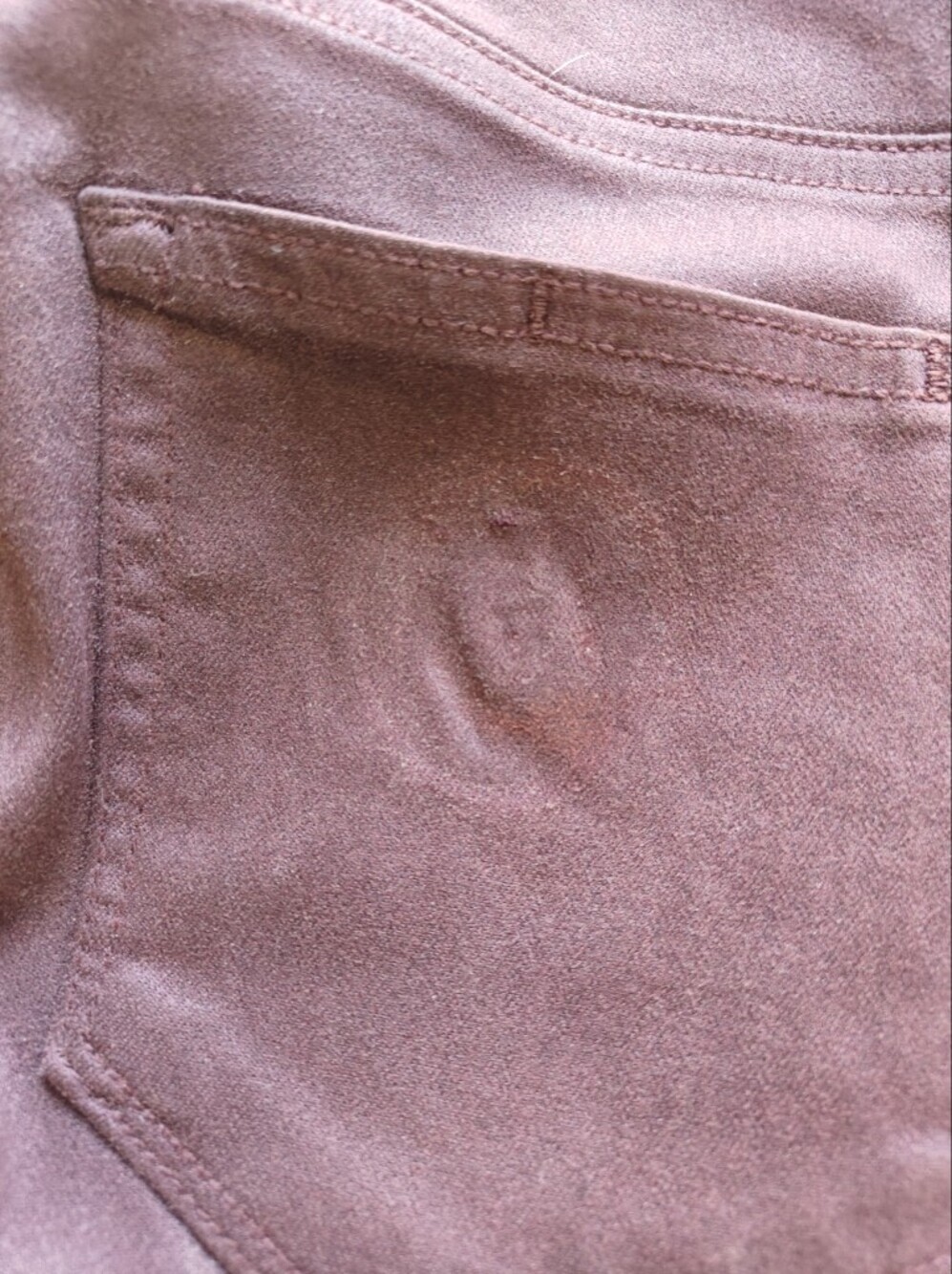 NWT PAIGE Verdugo Ankle Burgundy Women's Jeans Size 26 - Picture 4 of 5